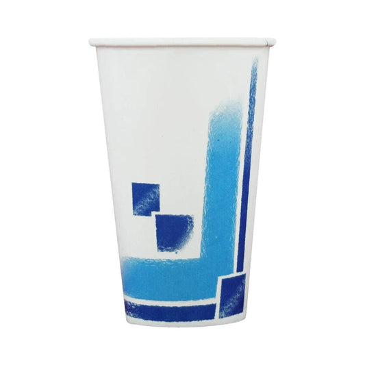 1000x Paper Cup Cold 24oz Carnival +Lid for Juice Drinks, Milkshakes & Smoothies - Australian Empire Shop
