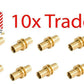 10PC tradepex Straight Coupling 20mm3/4" Sleeve Brass Crimp 4 PEX pipes gas -hot - Australian Empire Shop