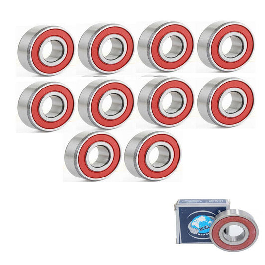 10Pcs 6204-2RS Round Roller Sealed Deep Groove Ball Bearing 20mmx47mmx14mm KG - Australian Empire Shop