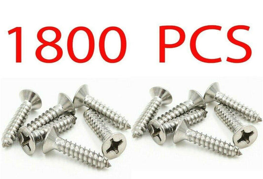 1800 pcs 7.5 Mm Full Thread Chipboard Screw, Silver, Size: 4 X 20 Mm On Wards - Australian Empire Shop