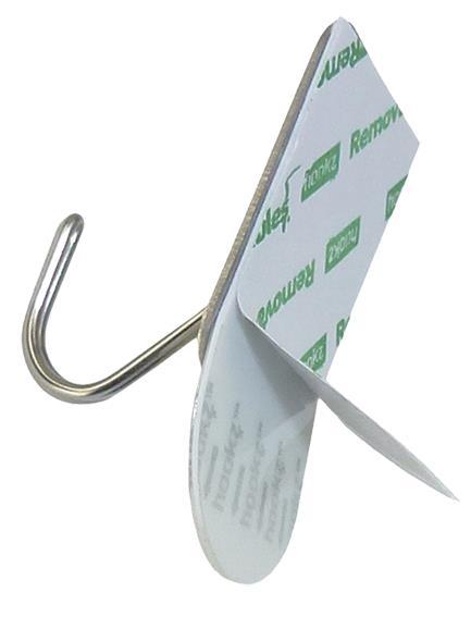 2 pack Hookz hanging storage Hooks Removable Small Steel Wire 1Kg Hold Each - Australian Empire Shop