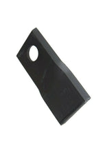 Steel tractor knife blade with mounting hole for mower or agricultural machinery