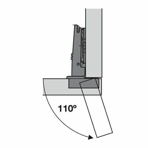 3 PAIR (6 Pcs) Hafele Salice 110° Hinge Full Overlay Slide On - Australian Empire Shop