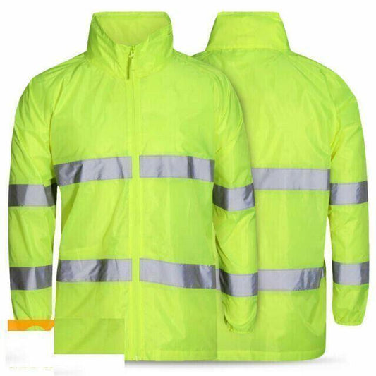 3M Hi Vis Jacket Reflective breathable Zip Workwear Pocket Night High Visibility - Australian Empire Shop