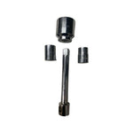 4X HEXAGON SOCKET 46mm - 22mm - 27 mm Square Drive, Chrome Plated with pole - Australian Empire Shop