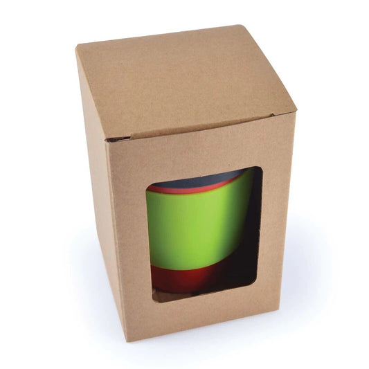 50/200 Pices Cup Gift Cardboard Box with Window, Gift Candle Box 95x95x140mm - Australian Empire Shop