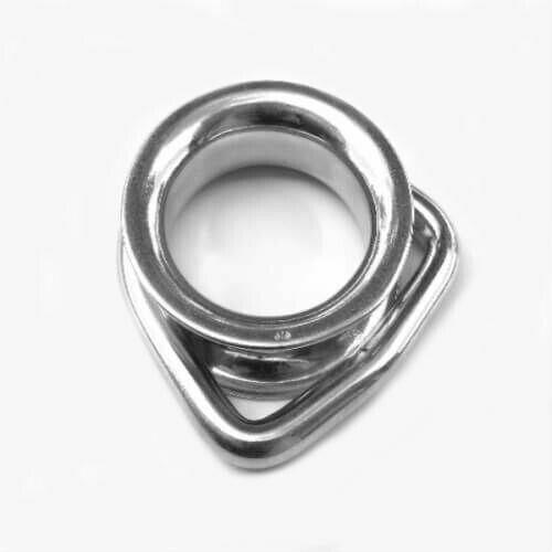 5x box M6 316 Stainless Steel D Ring Thimble Marine Boat Round Shave Wire Rop - Australian Empire Shop