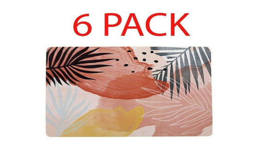 6x Entertain Everyday Hardboard Placemat - Afternoon Print - Australian Empire Shop