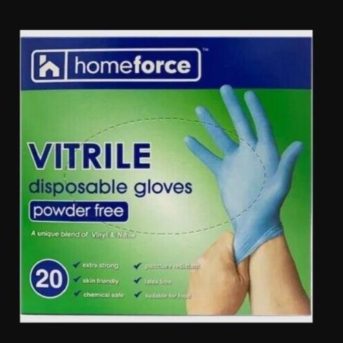 960 pcs DISPOSABLE BLUE NITRILE GLOVES (L/XL )POWDER FREE FOOD PREP 480 pairs - Australian Empire Shop