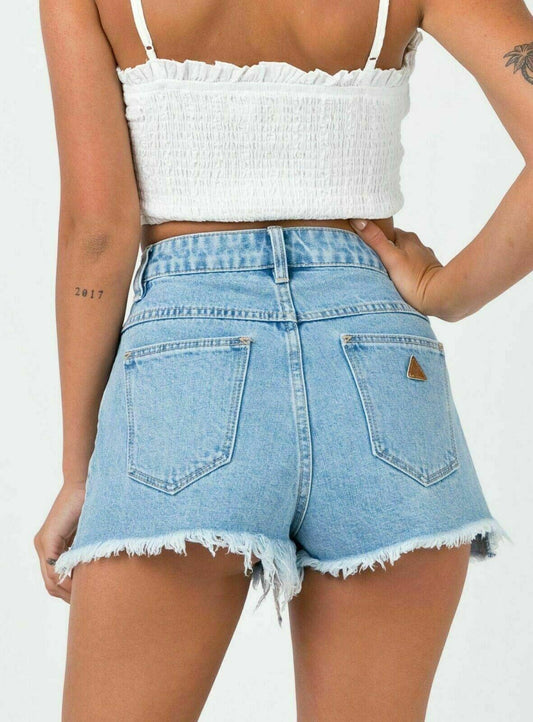 Abrand Jeans Womens Casual Shorts Fashion Pants Ripped Denim Ladies size 6 - Australian Empire Shop