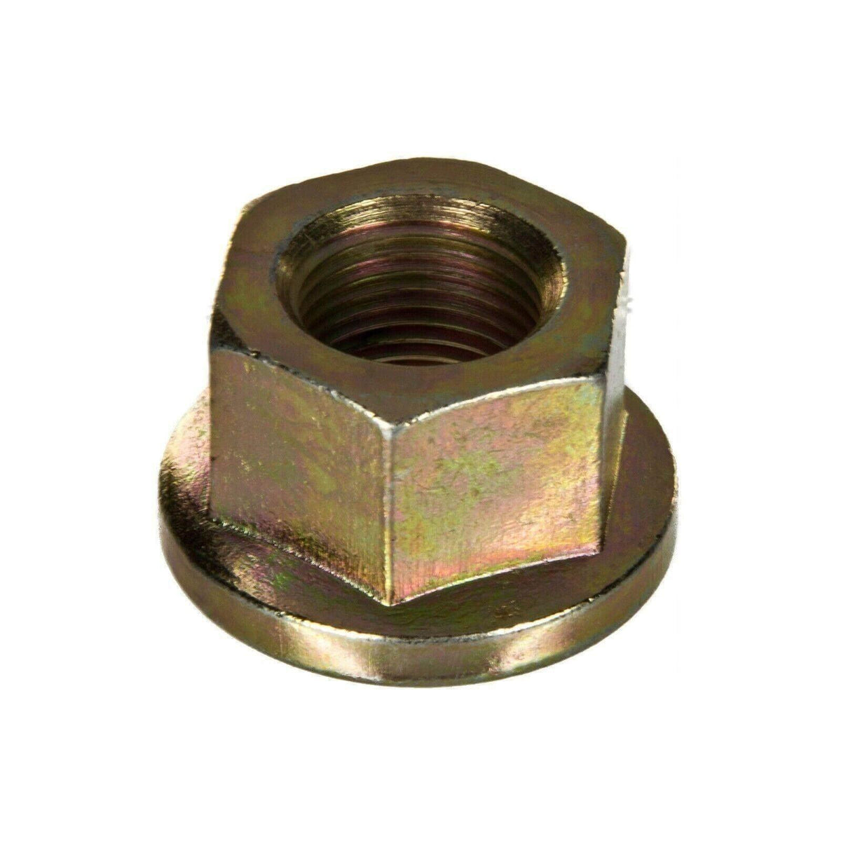 Metal tractor wheel nut for AGCO, Challenger, Fendt, Massey Ferguson on white background