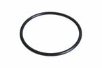 Black rubber O-ring seal for tractor machinery parts on white background