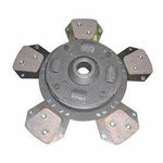 mainplate clutch disc for tractor, six-paddle design, heavy-duty metal with riveted pads