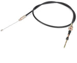 Replacement throttle control cable with metal connectors for tractor machinery