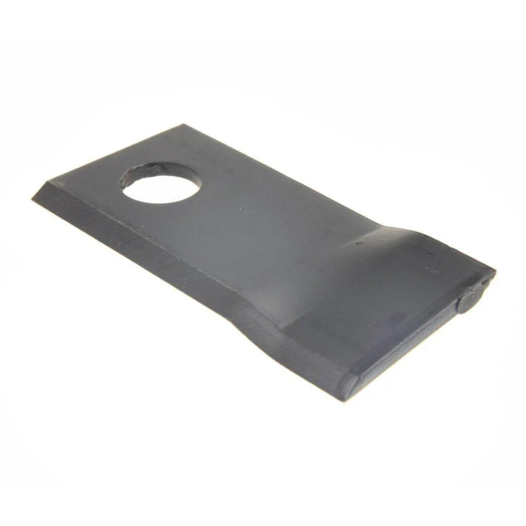 AGCO right hand knife blade metal mower replacement part with mounting hole