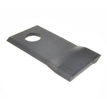 AGCO right hand knife blade metal mower replacement part with mounting hole