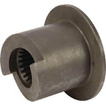 Metal tractor shifter fork component with gear teeth, suitable for transmission repair