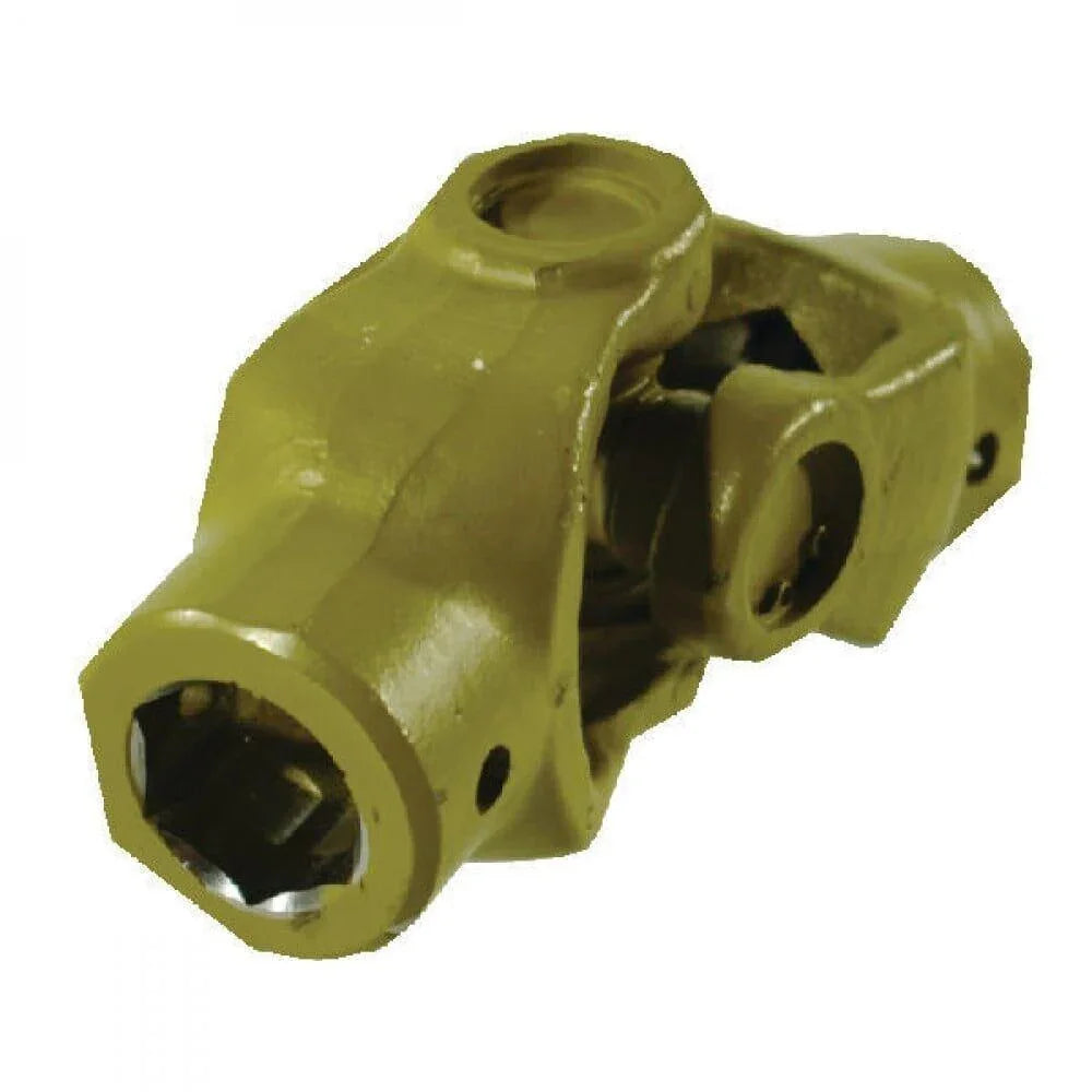 Heavy-duty tractor PTO yoke part, metal, hex-shaped fit, for agricultural machinery repair