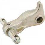 Metal righthand lower link bolt for tractor, with mounting holes and curved design