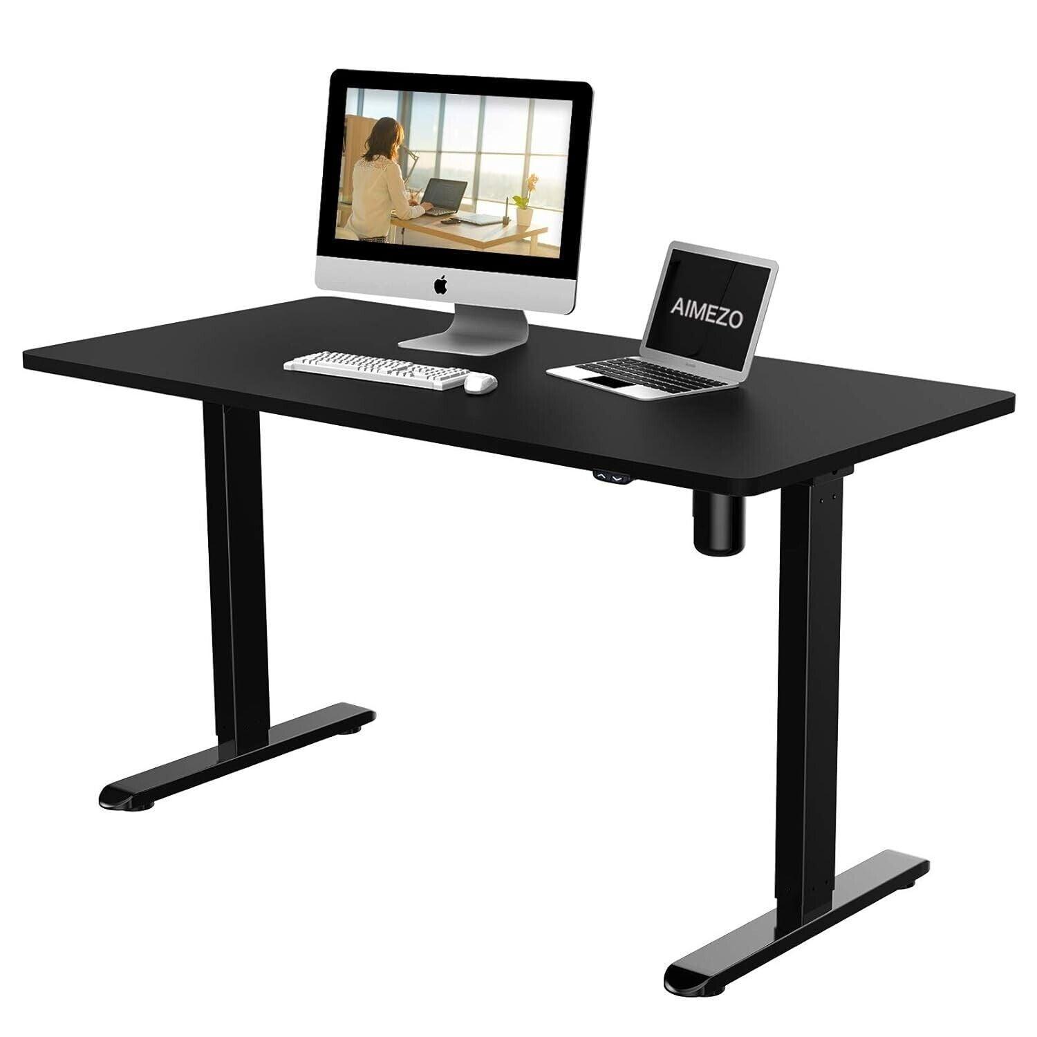 AIMEZO Electric Stand Up Desk Frame Height Adjustable Standing Desk Base Single - Australian Empire Shop