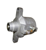 Aluminium hydraulic plunger, 100mm bore, industrial tractor part with mounting holes