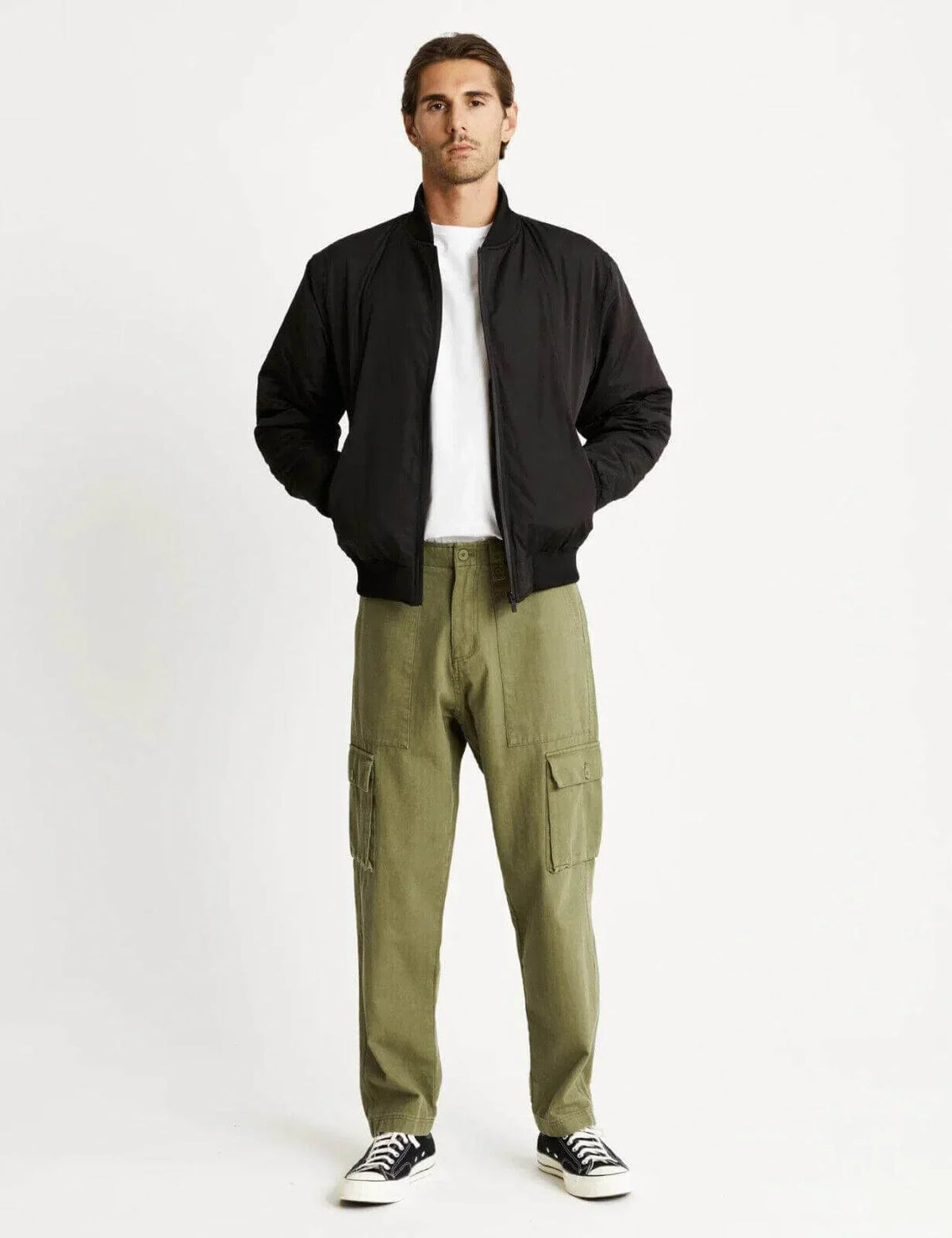 Article One Rowan Bomber Jacket in Black High quality mens Jacket - Australian Empire Shop