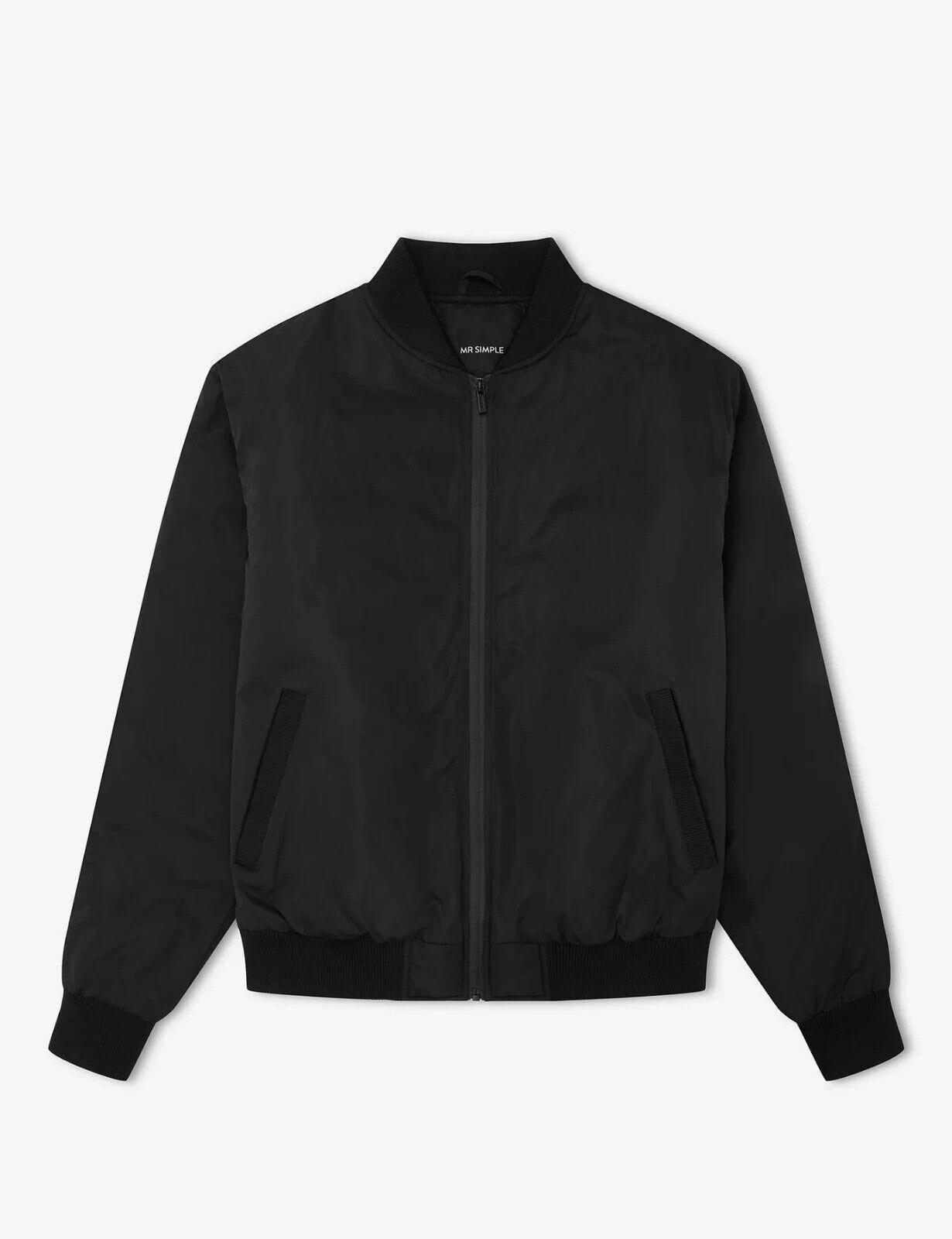 Article One Rowan Bomber Jacket in Black High quality mens Jacket - Australian Empire Shop