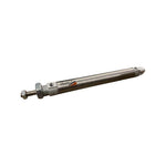 Stainless steel double-acting piston rod cylinder with 25mm bore and 160mm stroke