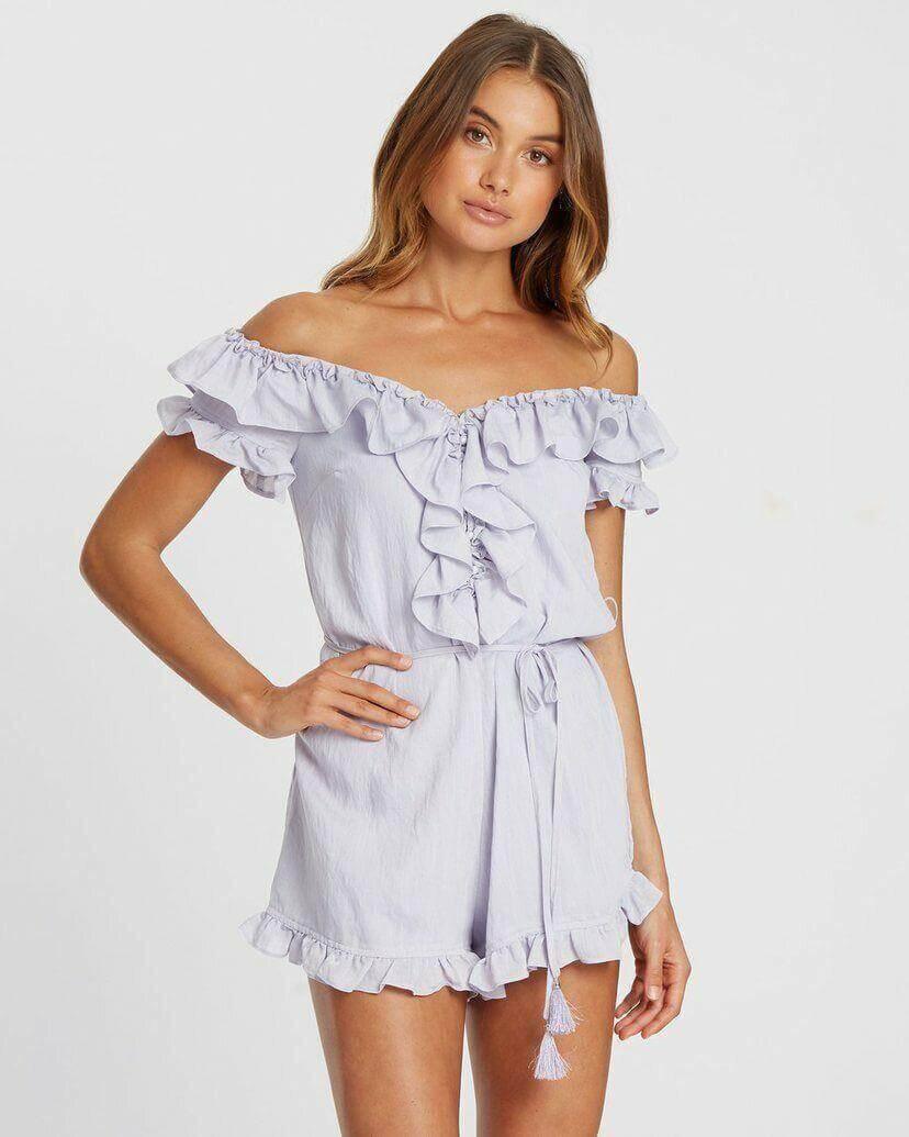 CHANCERY Ciara Frill Playsuit lady Dress women 's Stylish Formal wear SIZE 14 - Australian Empire Shop