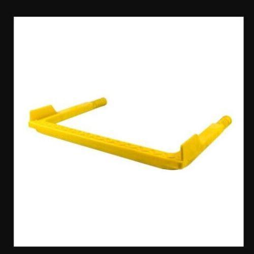 DWV Step Irons 240mm x 250mm Plastic Carbon Yellow Posi step Heavy Duty - Australian Empire Shop