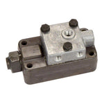 Eaton A5000 transmission slave valve, metal truck part with bolts and threaded ports