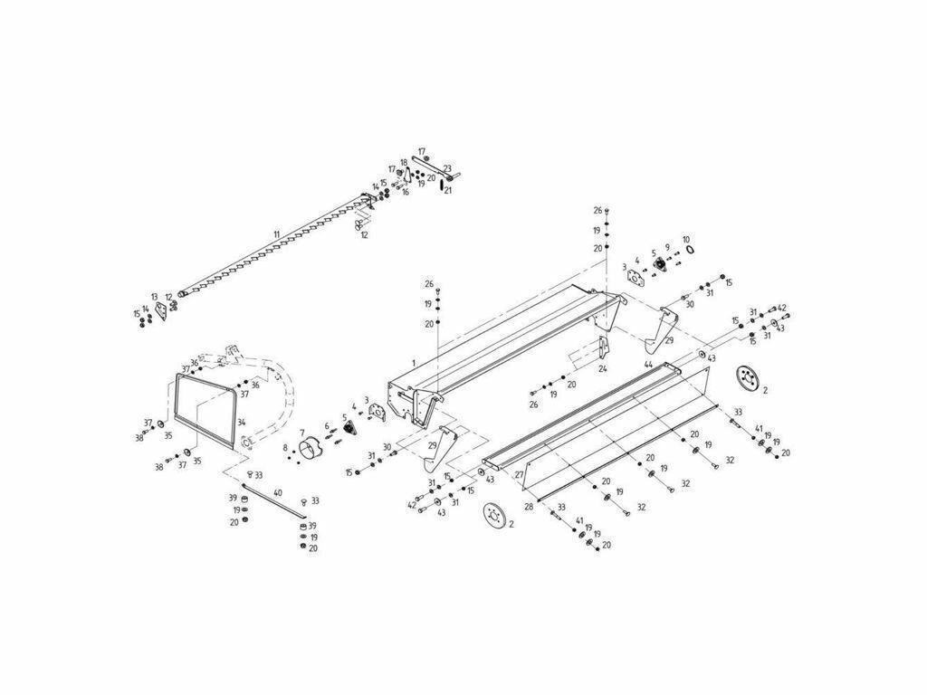 FELLA 122557 Flange HOUSING OUTER for disc mower DFW35 PTI - Australian Empire Shop