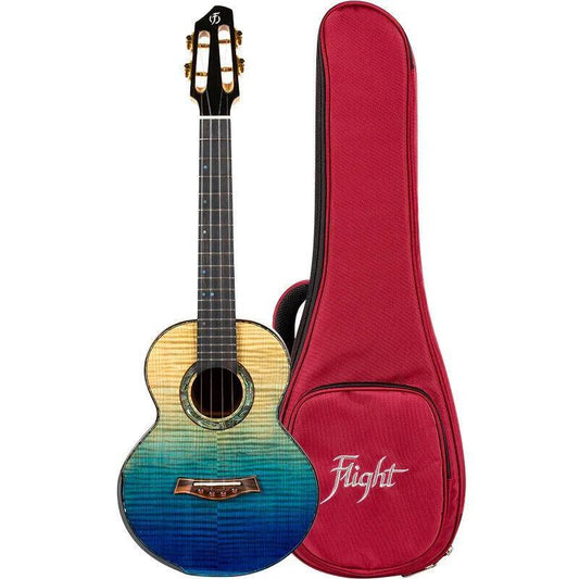 Flight A10FM Faded Blue 10th Anniversary Tenor Ukulele - Australian Empire Shop