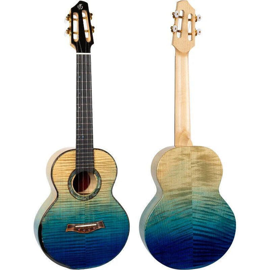 Flight A10FM Faded Blue 10th Anniversary Tenor Ukulele - Australian Empire Shop