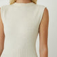 Friend of Audrey Carolina Ribbed Knit Dress WOMEN Speckled Vanilla slim fit - Australian Empire Shop