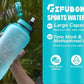 GEMFUL Large Water Bottle 2.2 Liter with Handle Sports Water Jug with BPA Free - Australian Empire Shop