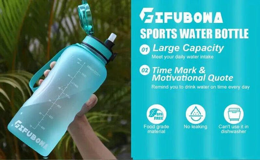 GEMFUL Large Water Bottle 2.2 Liter with Handle Sports Water Jug with BPA Free - Australian Empire Shop