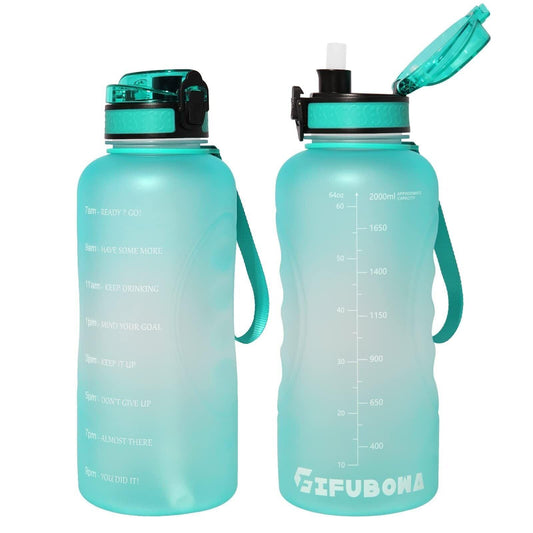 GEMFUL Large Water Bottle 2.2 Liter with Handle Sports Water Jug with BPA Free - Australian Empire Shop