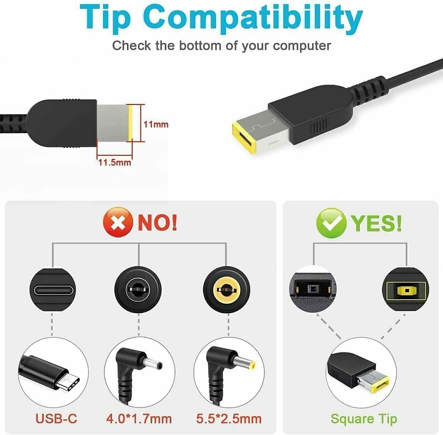 Genuine Lenovo ADP-65FD B Thinkpad Laptop Charger 45/65W Power Adapter 6M Warran - Australian Empire Shop