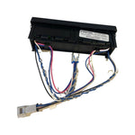 OEM International truck six-pack switch housing with wiring harness, black plastic