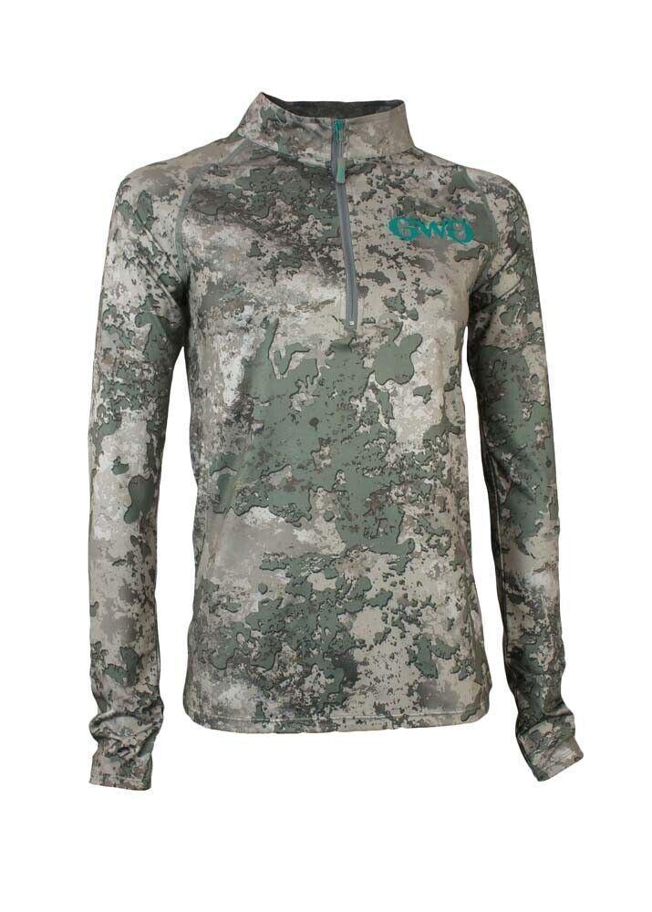 girls with guns stalker army military 1/4 zip long sleeve womens girls size 2XL - Australian Empire Shop