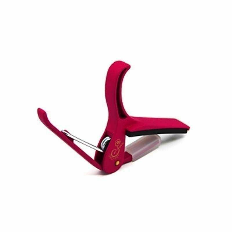 GROVER ULTRA Off-set Acoustic Guitar Capo Red GRO750RD LIFETIME WARRANTY - Australian Empire Shop