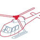 Helicopter Astar AS350 D, BA, B2 (just) Rotor Winter Cover Made in Canada - Australian Empire Shop