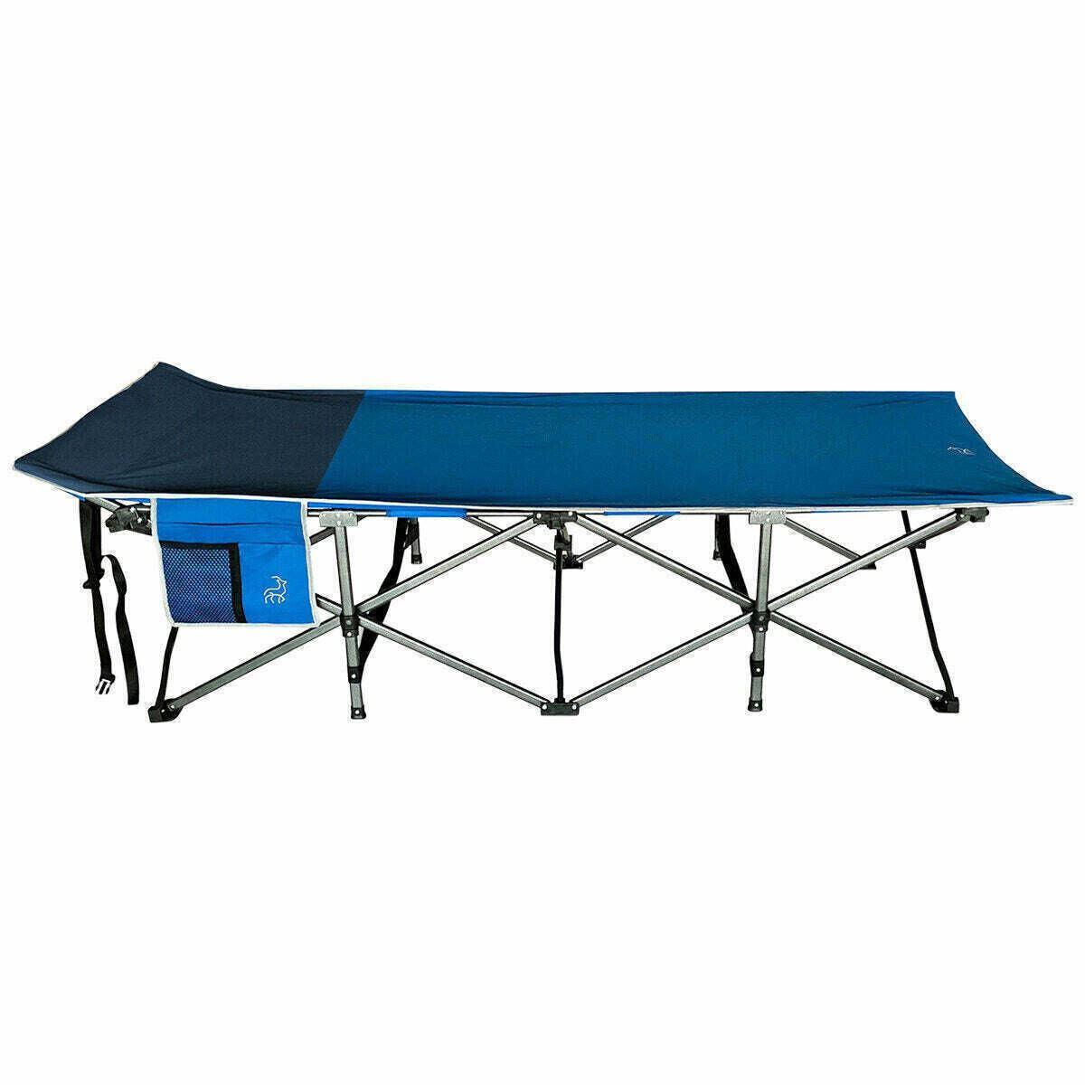 Hidden Wild XL Portable Folding Camp Bed Cot with Carry Bag Instant Open & Close - Australian Empire Shop