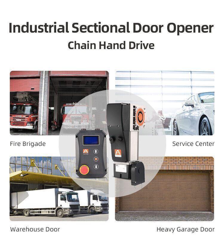 Industrial Sectional Door Opener for 35 Square Meter Automatic Doors chain hand - Australian Empire Shop