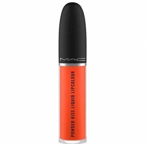 MAC Powder Kiss Liquid Lipcolour - # 991 Devoted To Chili 5ml Lip Color - Australian Empire Shop