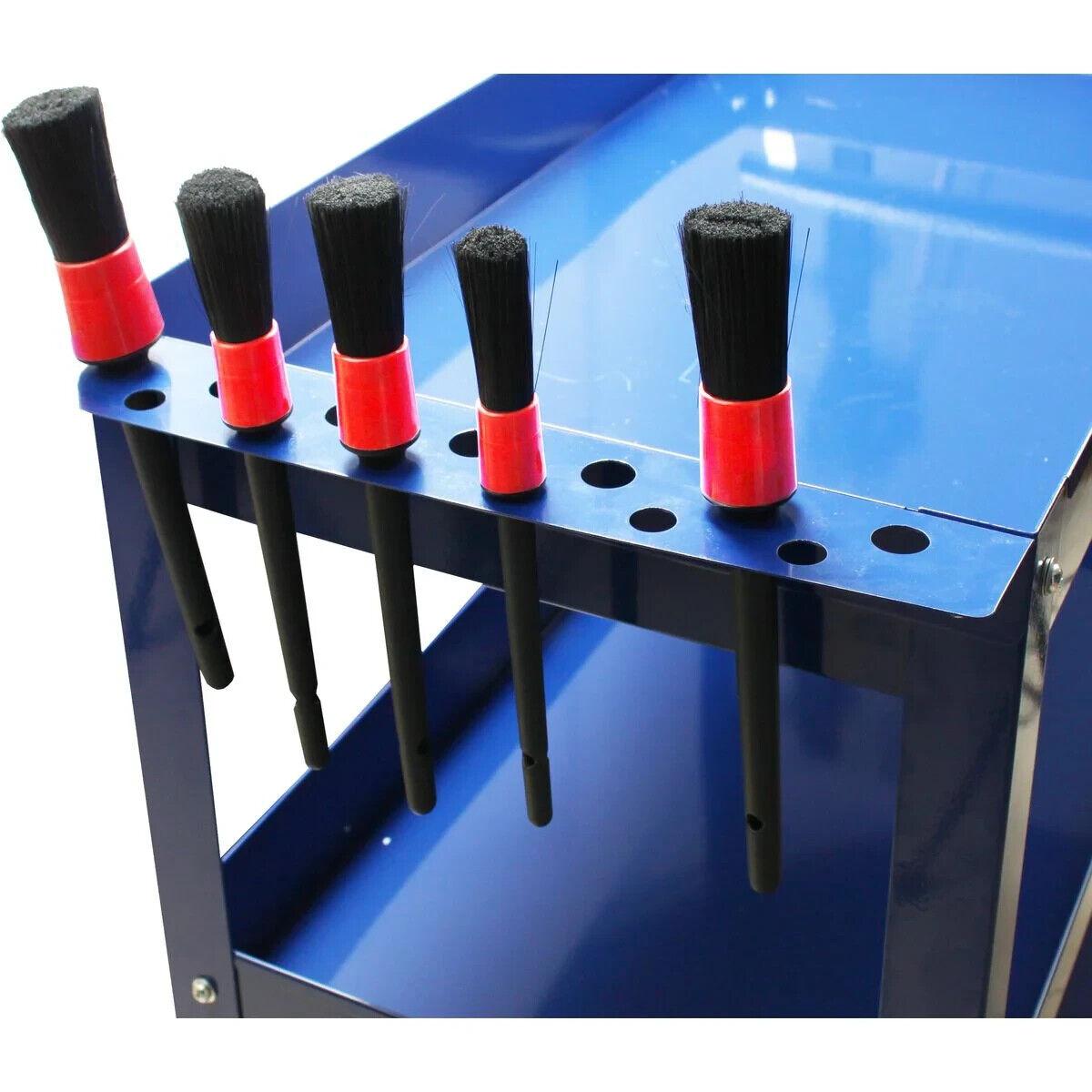 Mechpro Blue 3 Tier Shelf Service Cart w/Tool Holder MPBSC3-1 - Australian Empire Shop