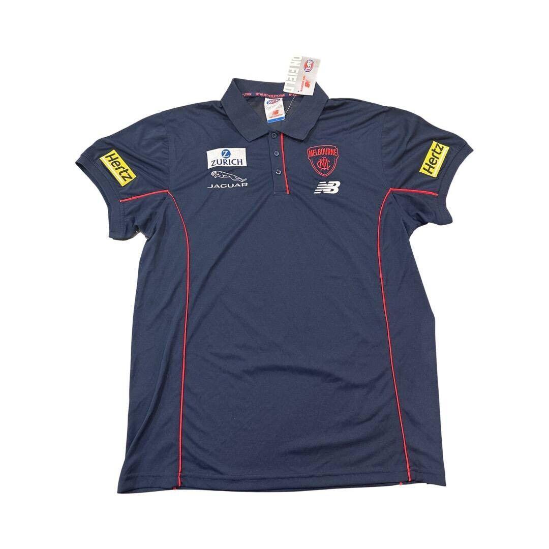 MELBOURNE AFL T-Shirt , shirt MFC MEDIA POLO - Australian Empire Shop