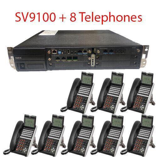 NEC SV9100 ph system + 8x Telephone DTZ-24D-3A(Bk) 6 Months Warranty - Australian Empire Shop