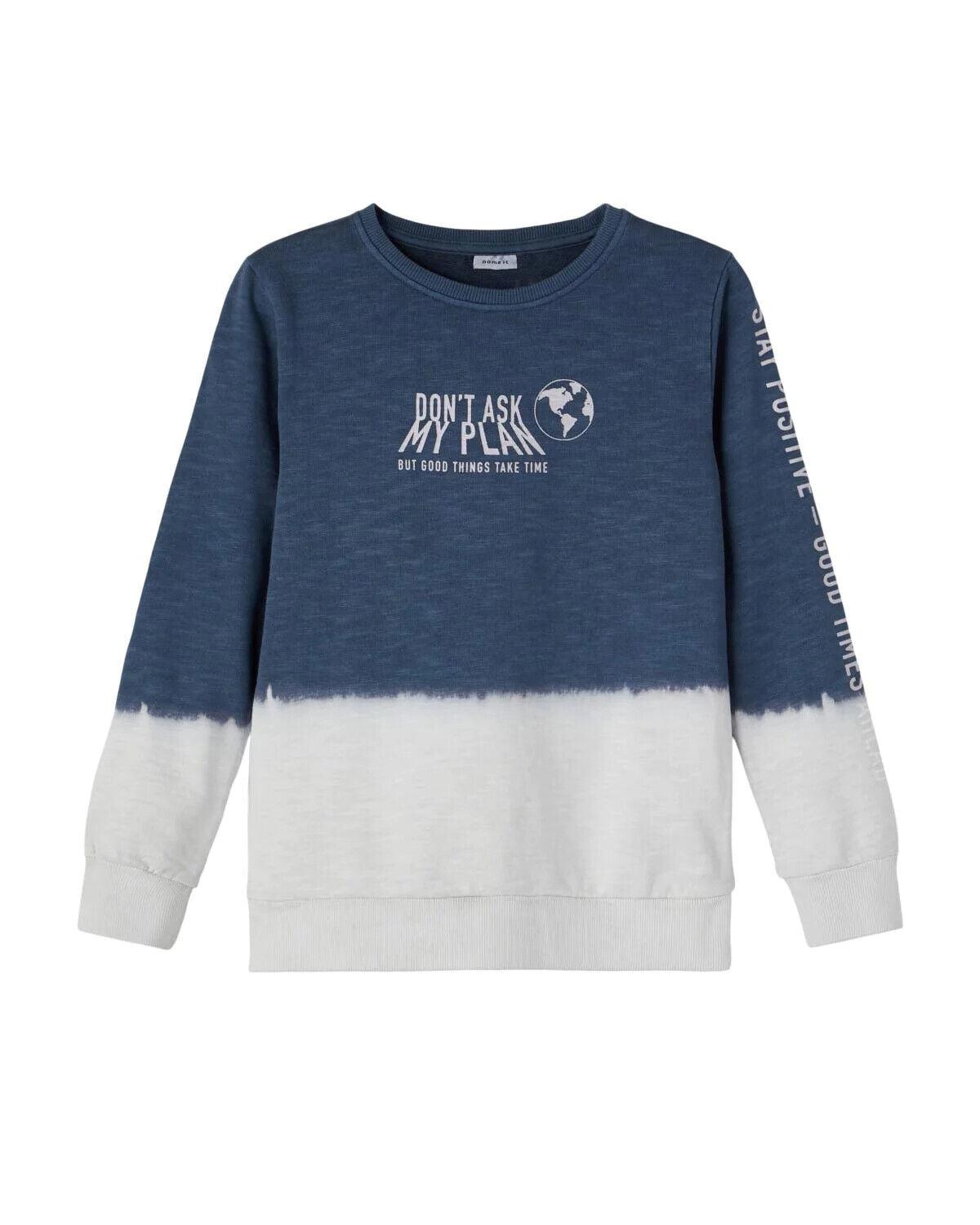 NEW SEASON NAME IT SWEATSHIRT jumper Kids 95% Organic Cotton 9-12 years Made Uk - Australian Empire Shop